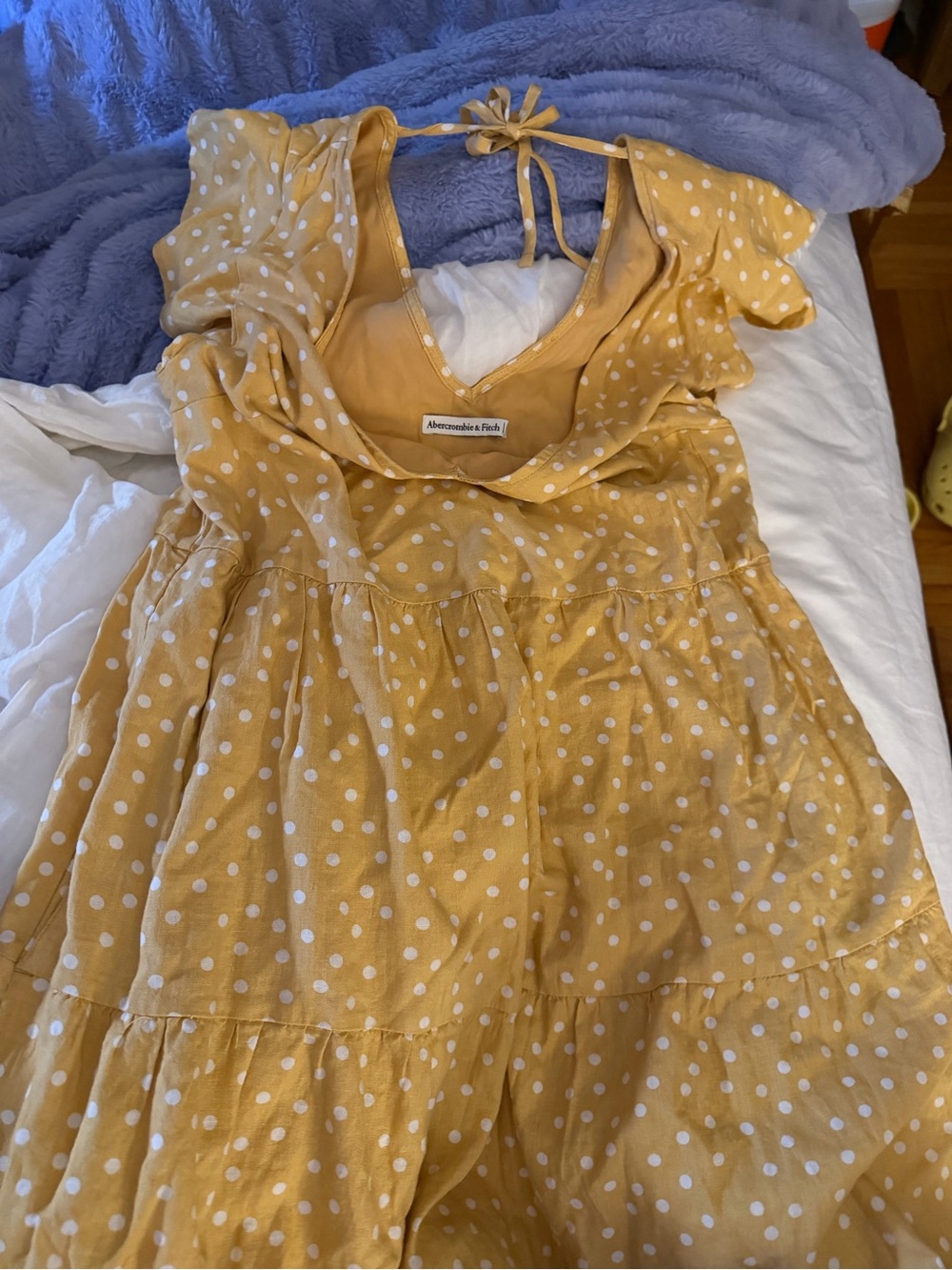 Abercrombie & Fitch Yellow Polka Dot Girls' Sundress